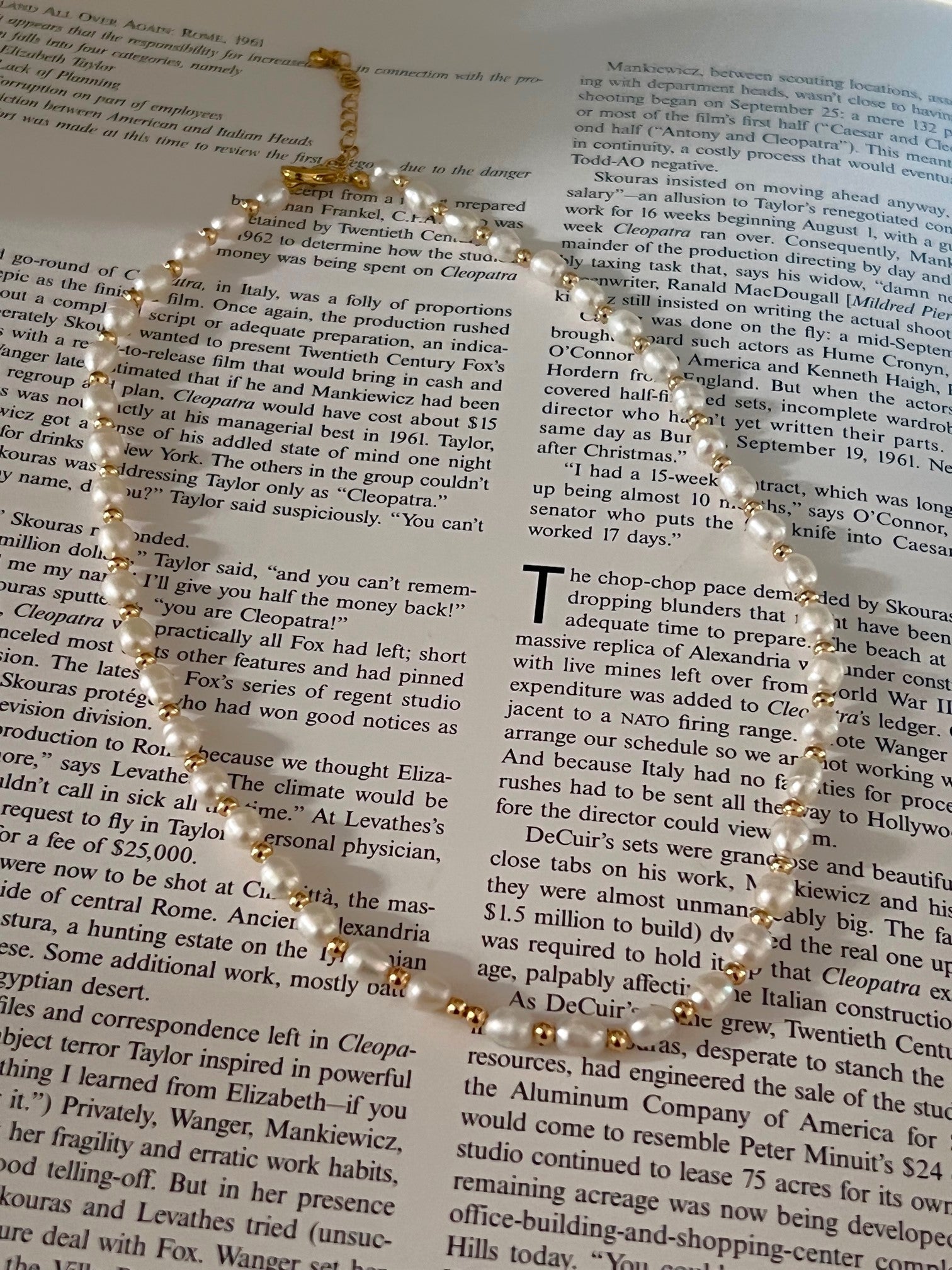 Charlotte Pearl Necklace
