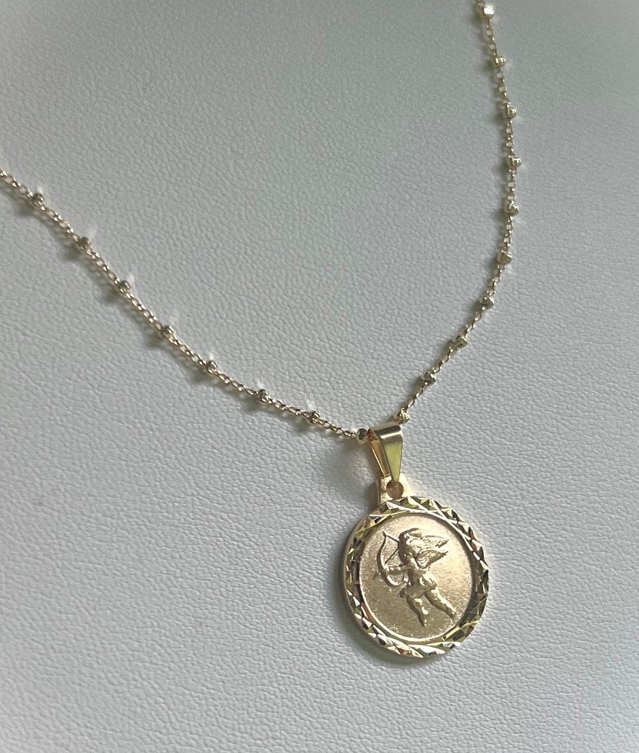 Cupid Coin Necklace