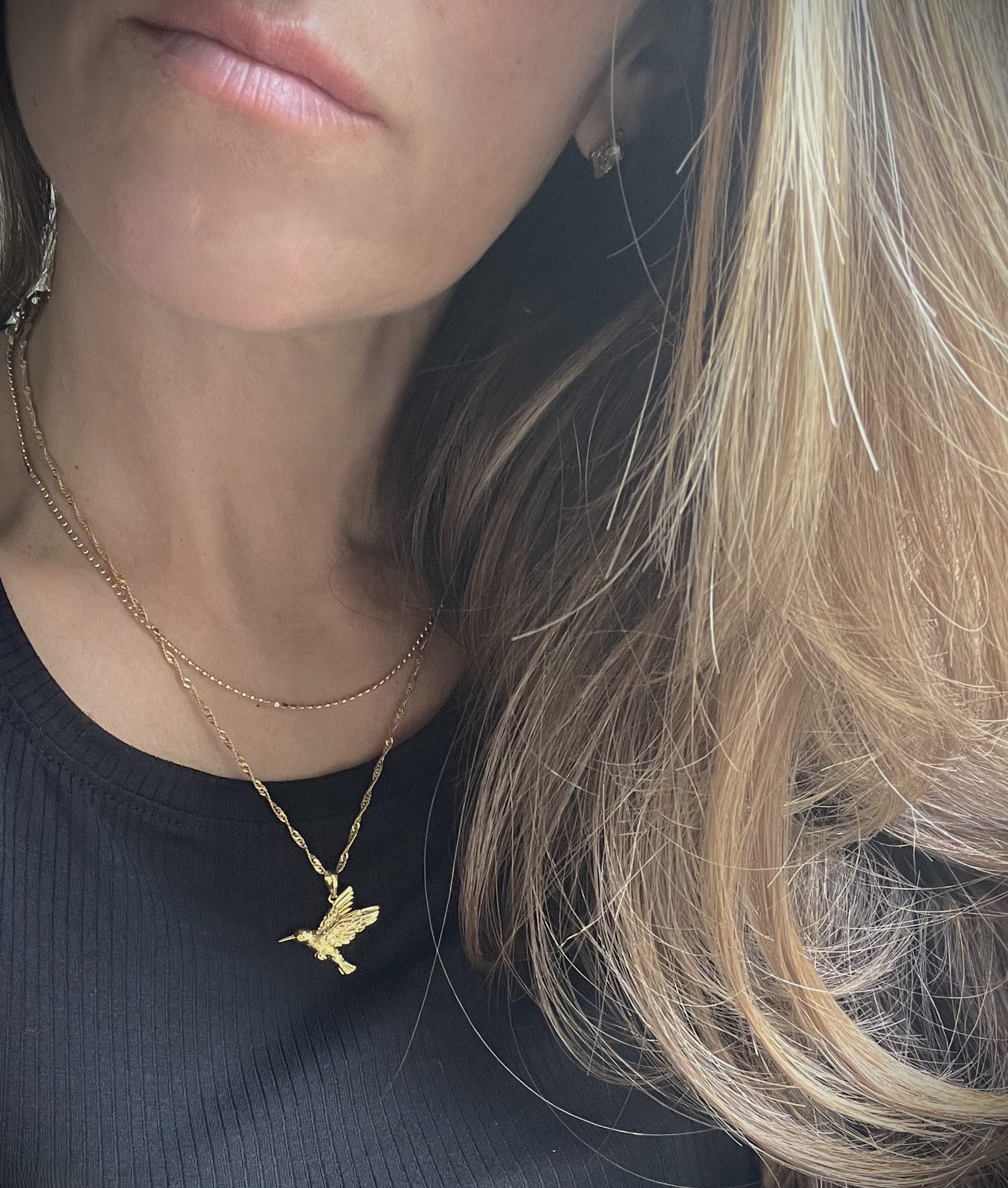 Hummingbird Twist Necklace