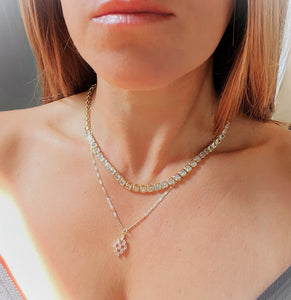 Esme Baguette Necklace