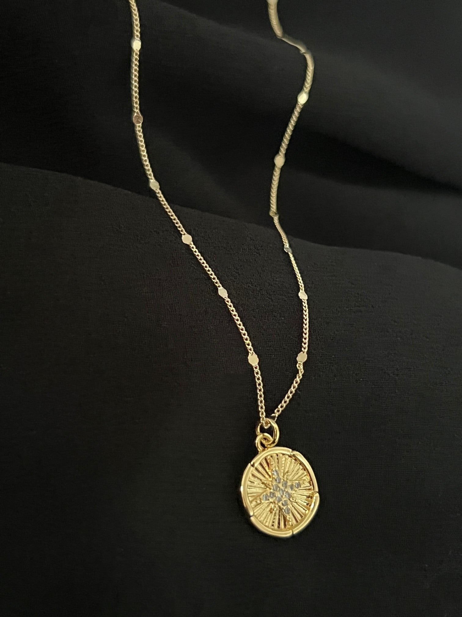 Petite Pressed Coin Necklace
