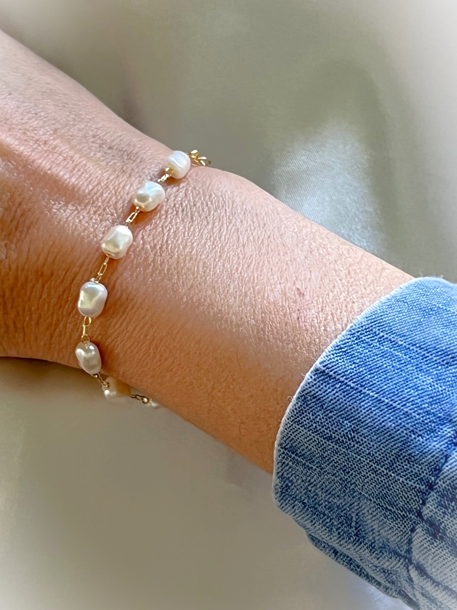 Priscilla Baroque Pearl Bracelet