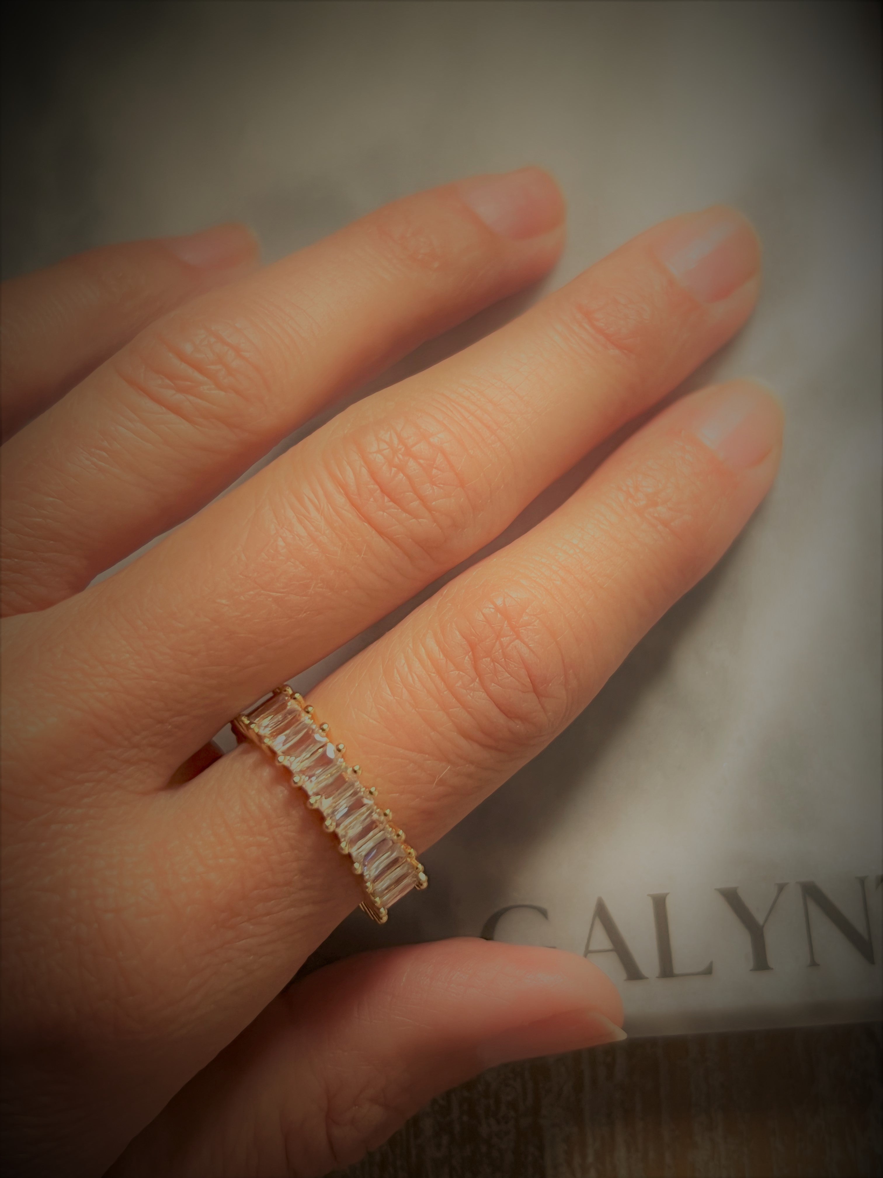 Shy Baguette Ring